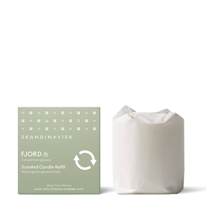 SKANDINAVISK FJORD Scented Candle Refill 200g - Image 2