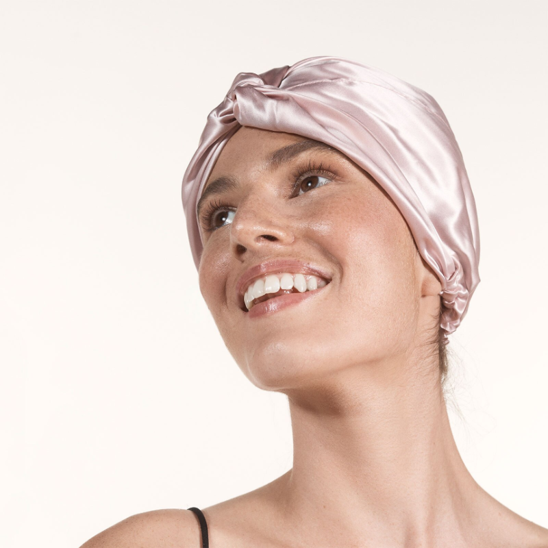 Slip® Pure Silk Turban Pink - Image 4