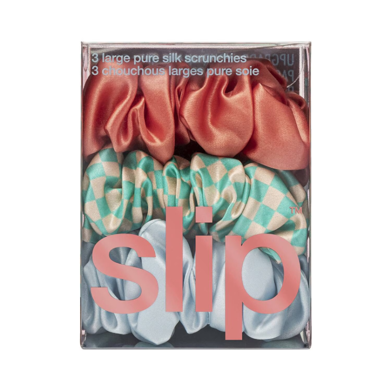 SLIP 3 slip pure silk large scrunchies sea mist - Image 3