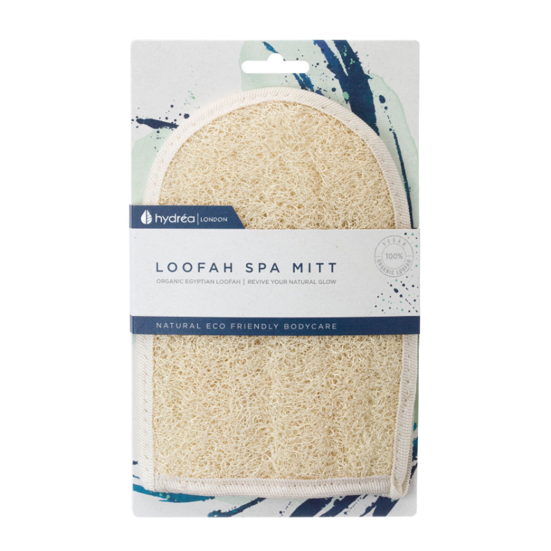 Hydrea London Organic Egyptian Loofah Exfoliating Bath Mitt - Image 3