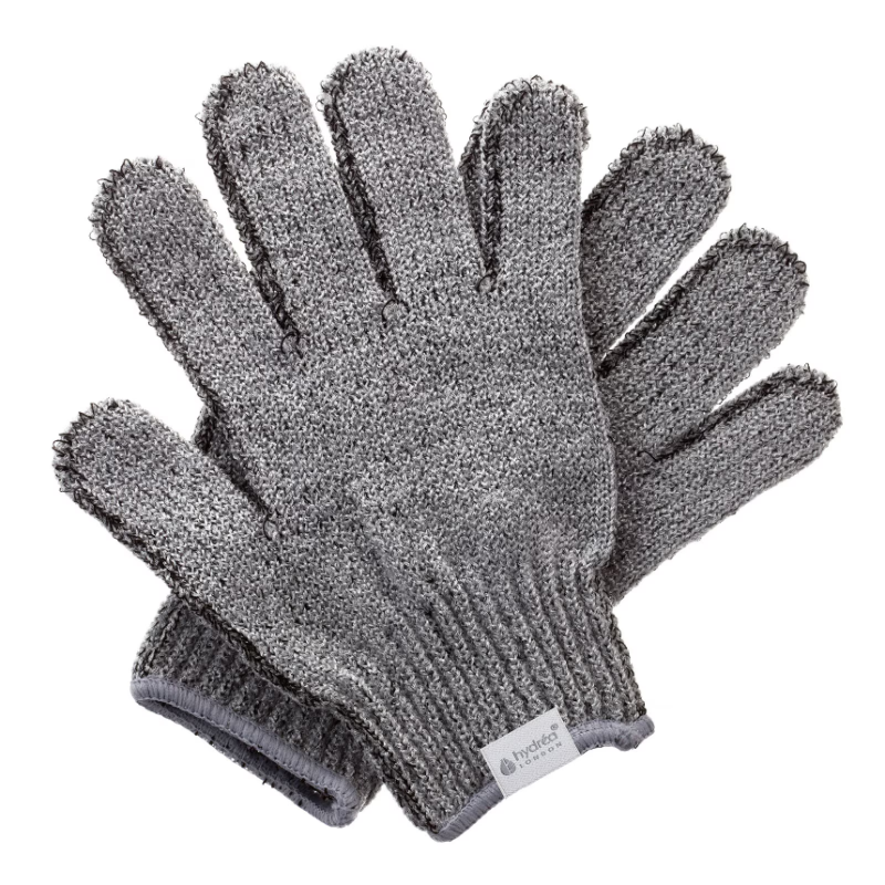 Hydréa London Bamboo Carbonised Exfoliating Shower Gloves - Image 2