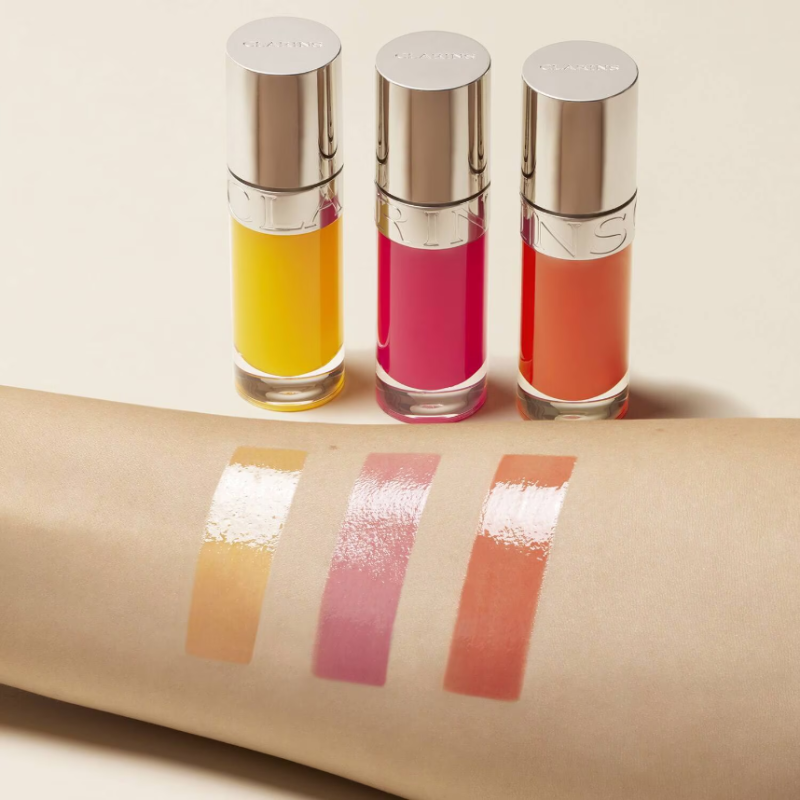 CLARINS Lip Comfort Rose Hip Oil Power Of Colours 7ml - Image 2