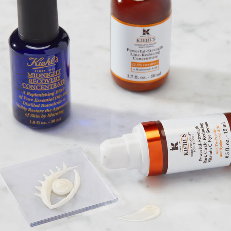 Kiehl's Powerful Strength Line-Reducing & Dark Circle-Diminishing Vitamin C Eye Serum 15ml - Image 4