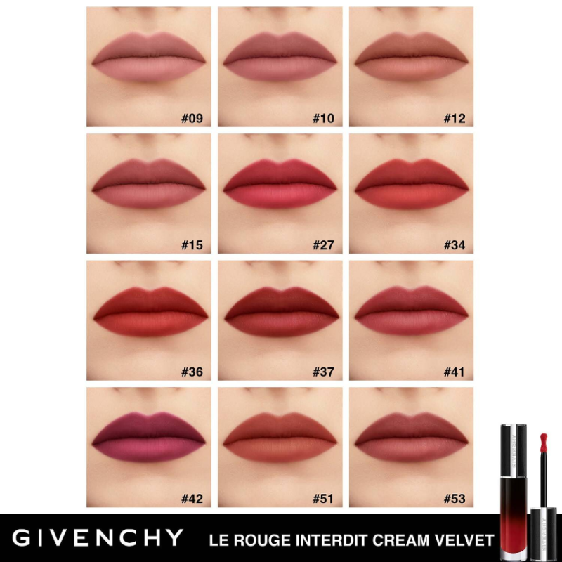 GIVENCHY Le Rouge Interdit Cream Velvet Lipstick 6.5ml - Image 2