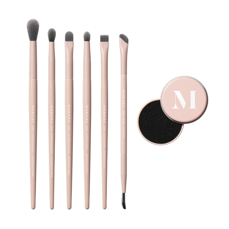 MORPHE Shaping Essentials Bamboo & Charcoal Infused Eye Brush Set - Image 2