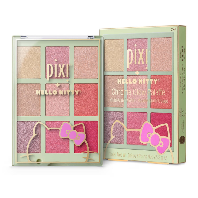 Pixi + Hello Kitty Chrome Glow Palette 25.2g - Image 3