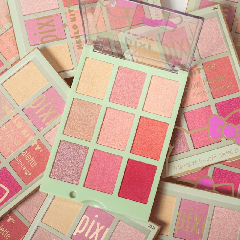 Pixi + Hello Kitty Chrome Glow Palette 25.2g - Image 4