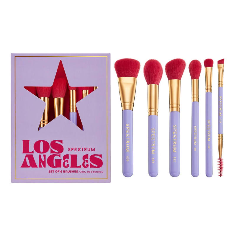 SPECTRUM COLLECTION Los Angeles 6 Piece Brush Set