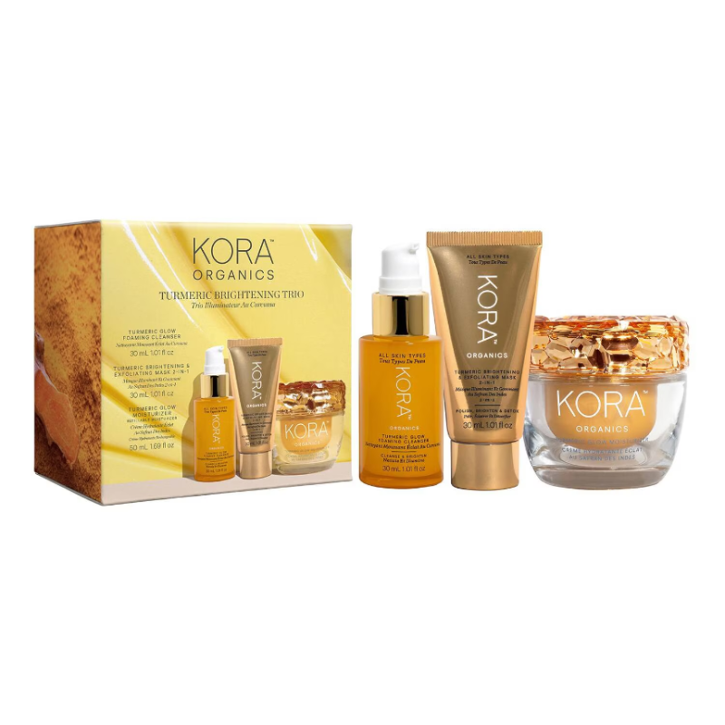 KORA ORGANICS Turmeric Brightening Trio Gift Set