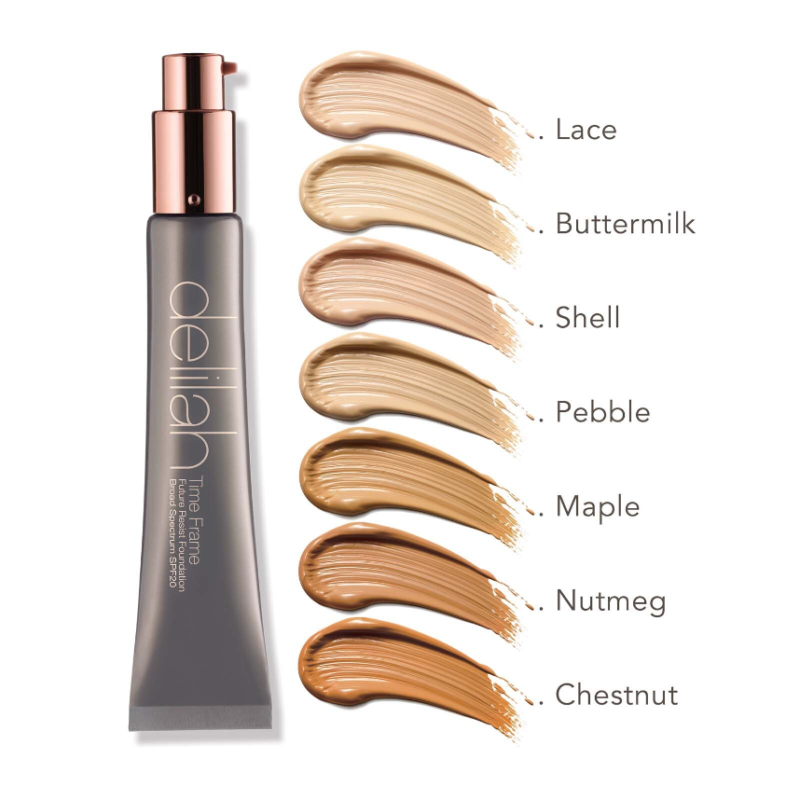 delilah Time Frame Future Resist Foundation SPF20 38ml - Image 4