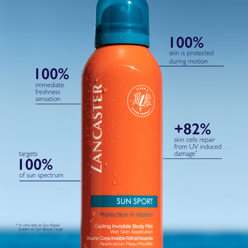 Lancaster Sun Sport Cooling Invisible Mist SPF30 200ml - Image 5