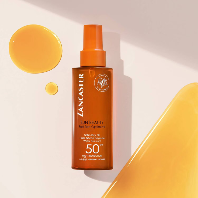 Lancaster Sun Fast Tan Optimizer Satin Dry Oil SPF50 150ml - Image 3