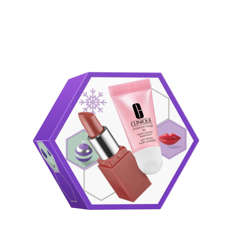 Clinique Lip Luxury Set: Lip Care & Lipstick Makeup Gift Set - Image 4