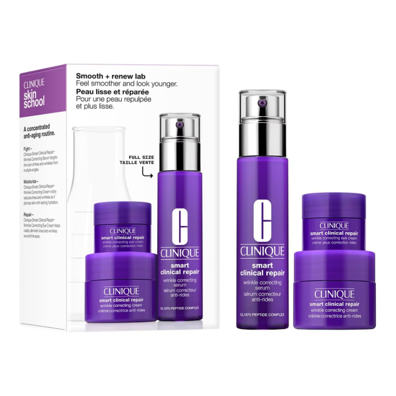 CLINIQUE Smooth + Renew Lab Serum Gift Set