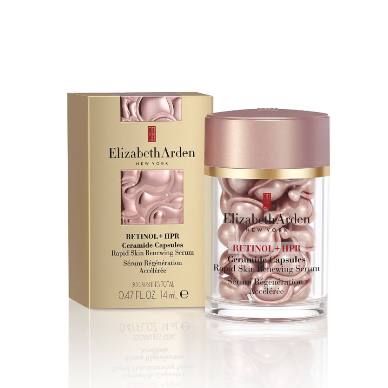 ELIZABETH ARDEN Retinol + HPR Ceramide Capsules Rapid Skin Renewing Serum 30 Pieces - Image 2