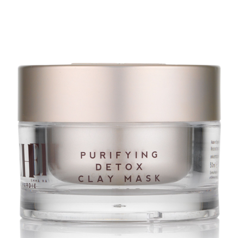 Emma Hardie Purifying Pink Clay Detox Mask with Dual-Action Cleansing Cloth 50ml - Image 2