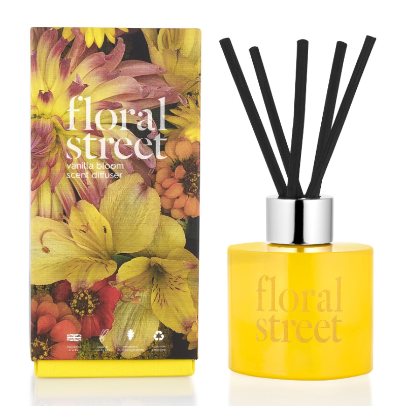Floral Street Vanilla Bloom Scent Diffuser 100ml - Image 2