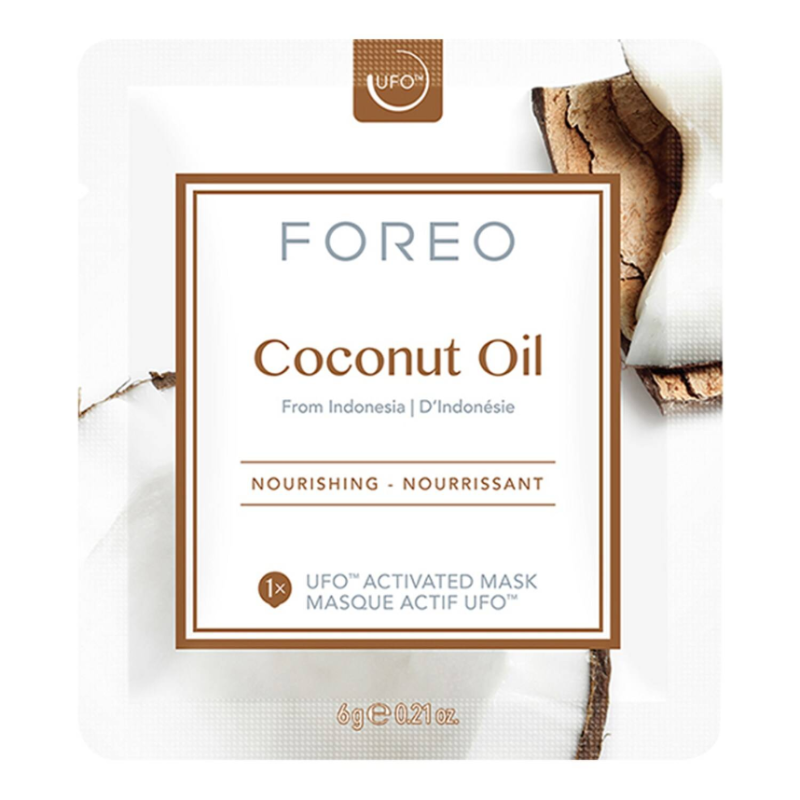 FOREO Coconut Oil UFO/UFO Mini Nourishing Face Mask For Dry Skin 6 x 6g - Image 2