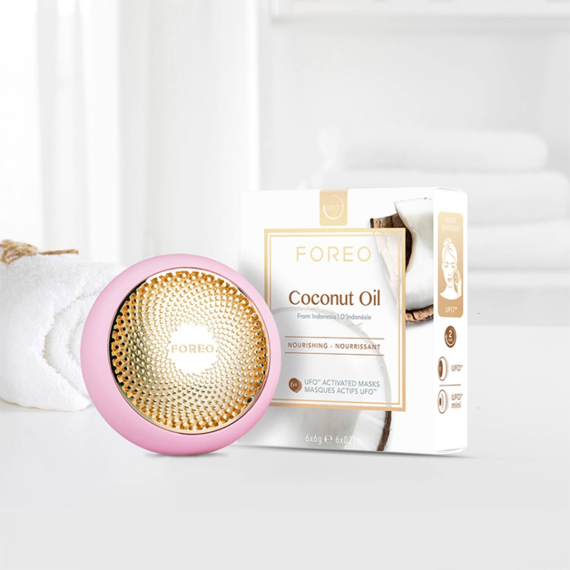 FOREO Coconut Oil UFO/UFO Mini Nourishing Face Mask For Dry Skin 6 x 6g - Image 4