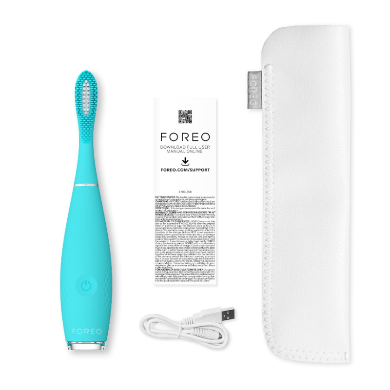 FOREO ISSA Mini 3 Ultra-Hygienic Silicone Sonic Toothbrush Summer Sky - Image 3