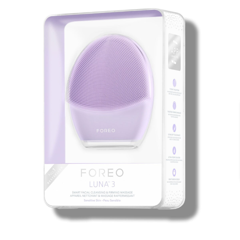 FOREO LUNA 3 Face Brush And Anti-Aging Massager For Sensitive Skin - USB Plug - Image 3