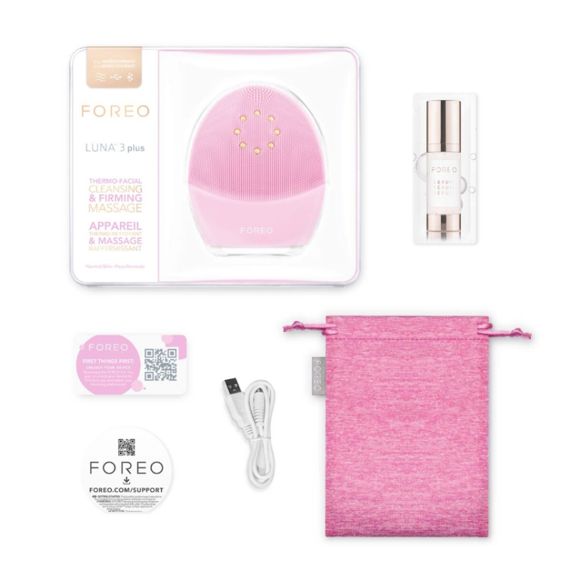 FOREO LUNA 3 plus Thermo Cleansing and Toning Device for Normal Skin - USB Plug - Image 4