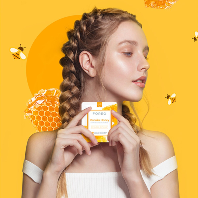 FOREO Manuka Honey UFO/UFO Mini Revitalizing Face Mask For Ageing Skin - Image 4