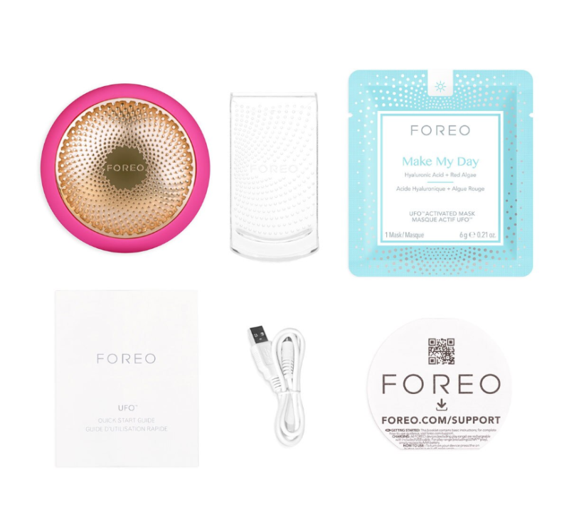 FOREO UFO 2 Device For Accelerating Face Mask Effects - Fuchsia - USB Plug - Image 5