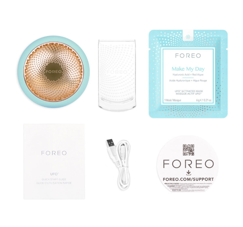 FOREO UFO 2 Device For Accelerating Face Mask Effects - Mint - USB Plug - Image 5