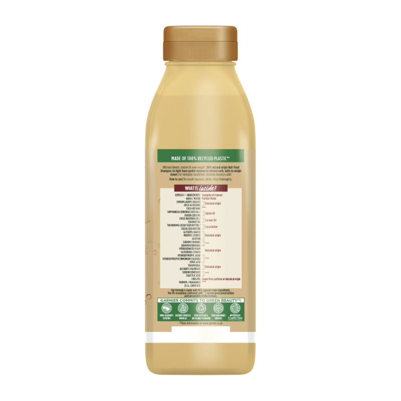 Garnier Ultimate Blends Cocoa Butter Shampoo 350ml - Image 2