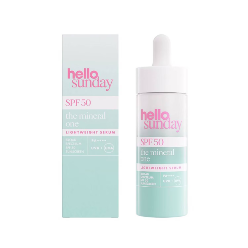 HELLO SUNDAY The Mineral One Lightweight Serum Drops SPF50 30ml - Image 2