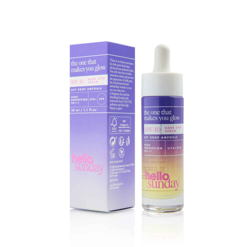 Hello Sunday The One That Makes You Glow Dark Spot Serum SPF40 30ml - Image 2