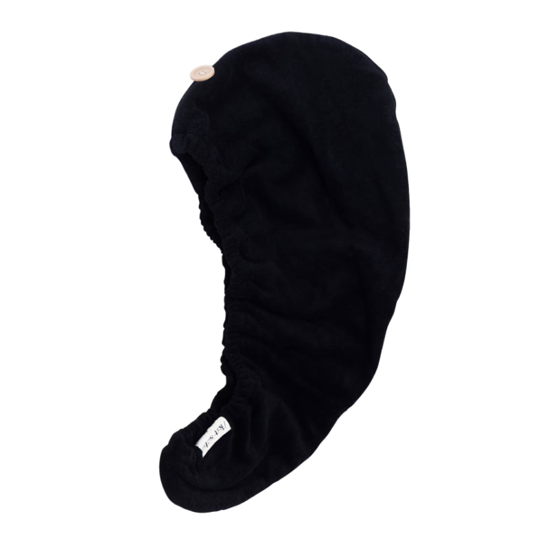 Kitsch Eco-Friendly Microfiber Hair Towel Black