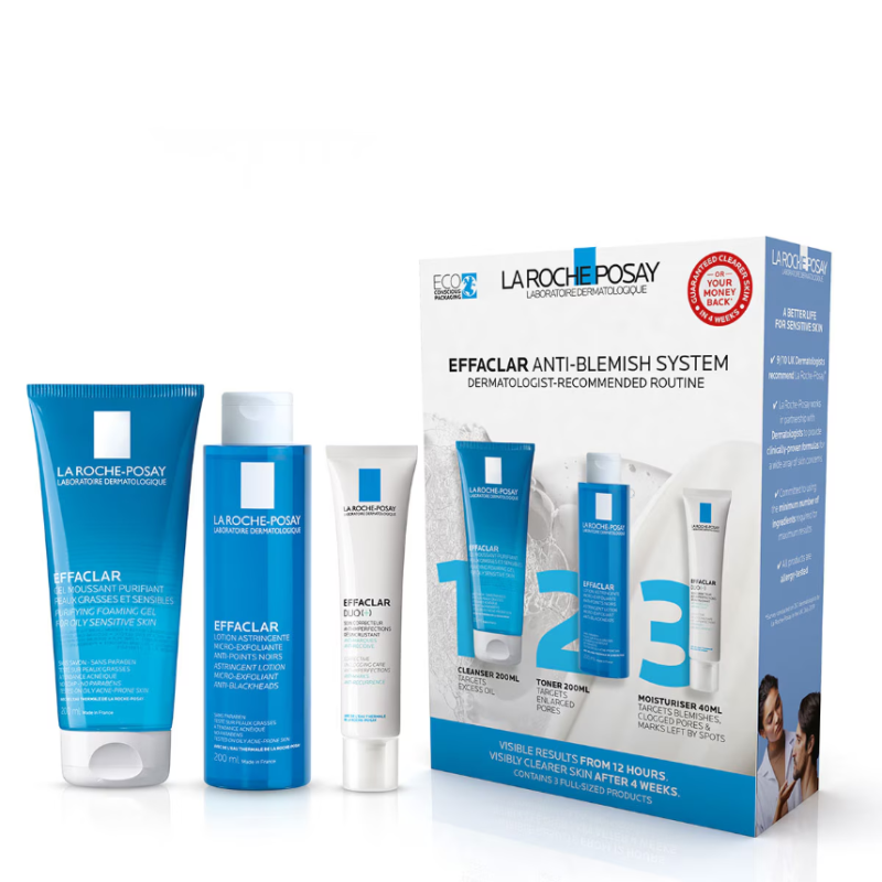 La Roche-Posay Effaclar 3-Step Anti Blemish System 440ml - Image 2