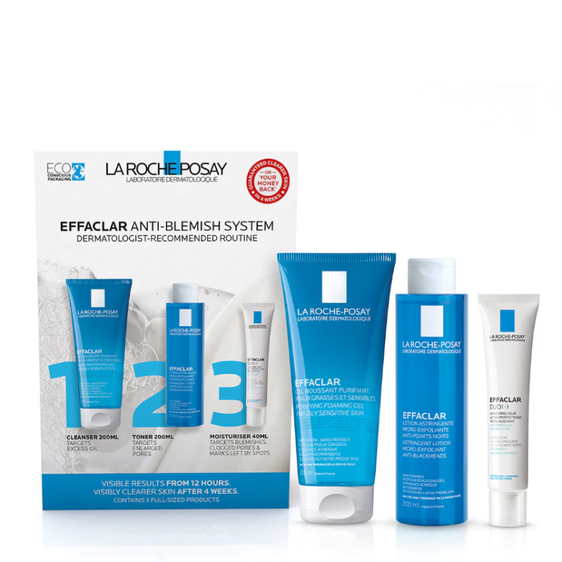 La Roche-Posay Effaclar 3-Step Anti Blemish System 440ml - Image 3