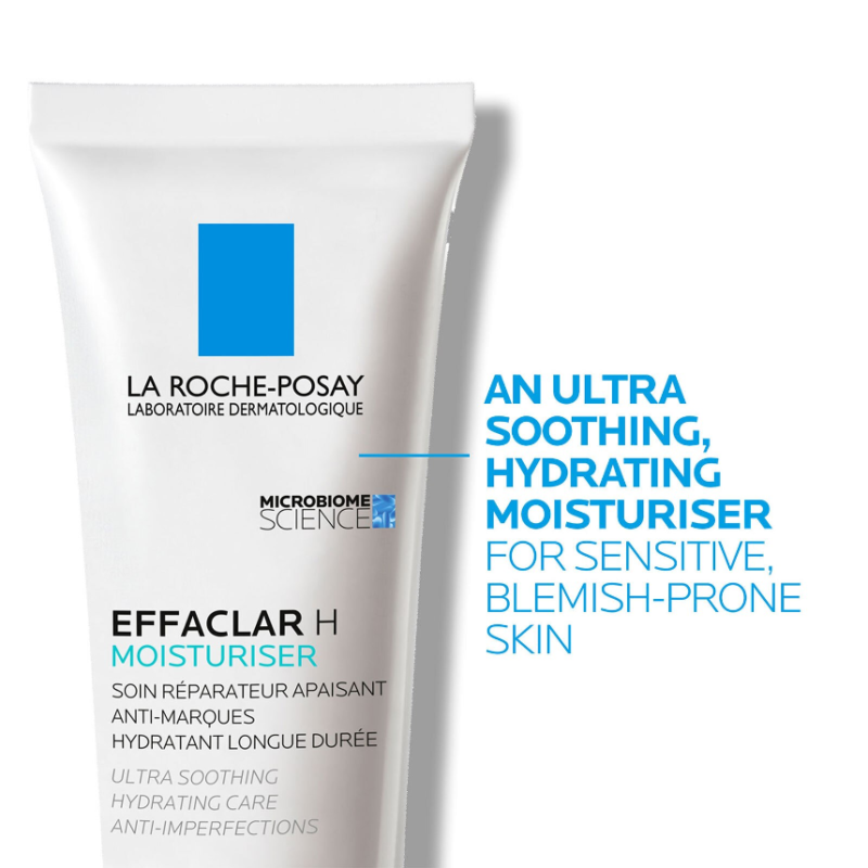 La Roche-Posay Effaclar H+ Moisturising Cream for Sensitive Blemish-Prone Skin 40ml - Image 2