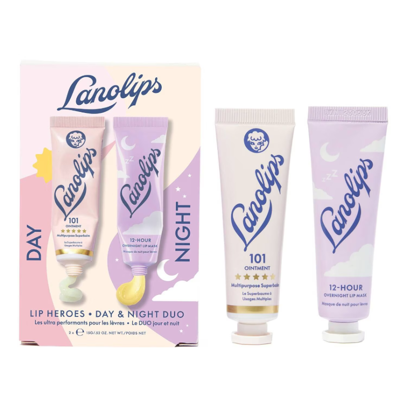 LANOLIPS Lip Heroes Day & Night Duo - Lip Care 2 x 15g