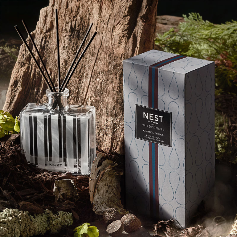 NEST New York Charcoal Woods Reed Diffuser 175ml - Image 3