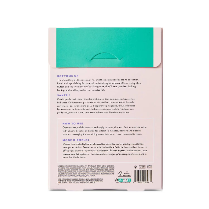 PATCHOLOGY Rosé Toes Renewing Foot Mask 2 x 9ml - Image 3