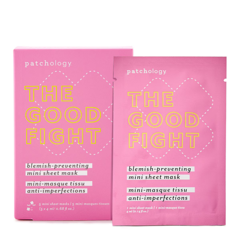 PATCHOLOGY The Good Fight blemish-preventing mini sheet mask 5 x 4 ml