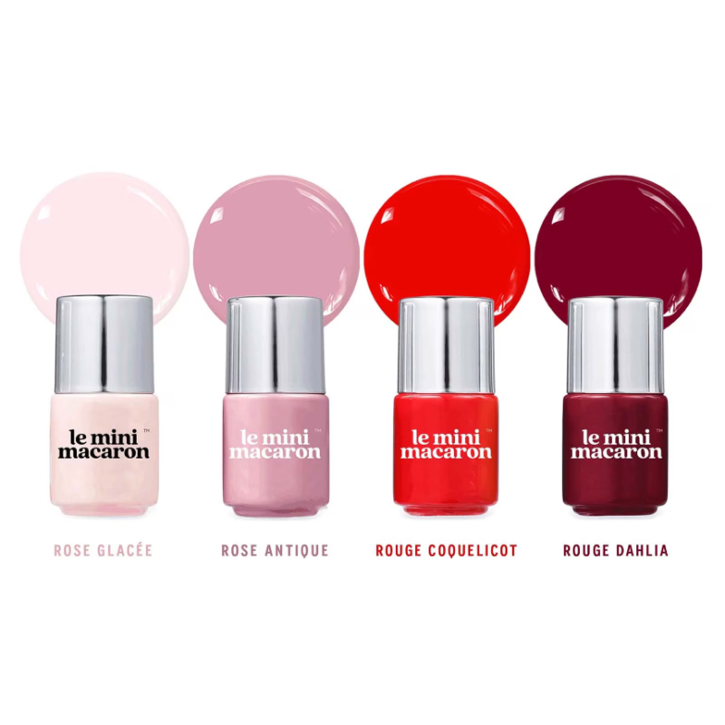 LE MINI MACARON Maxi Rouge & Moi Deluxe Gel Manicure Set - Image 2