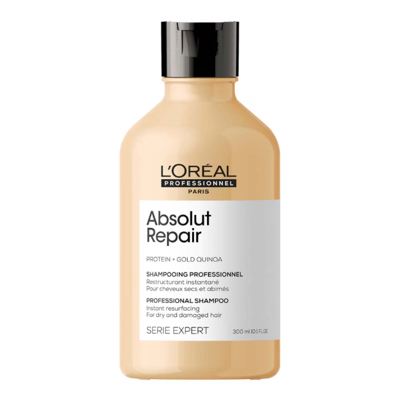 L'Oréal Professionnel Serie Expert Absolut Repair Gold Shampoo With Protein and Gold Quinoa 300ml