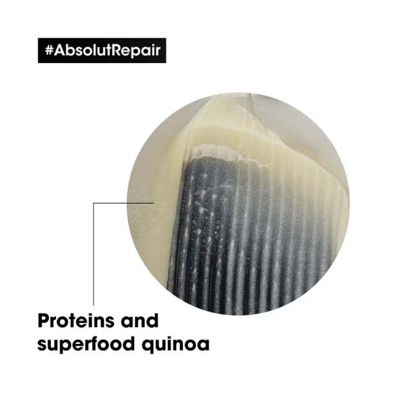 L'Oréal Professionnel Serie Expert Absolut Repair Gold Shampoo With Protein and Gold Quinoa 300ml - Image 3