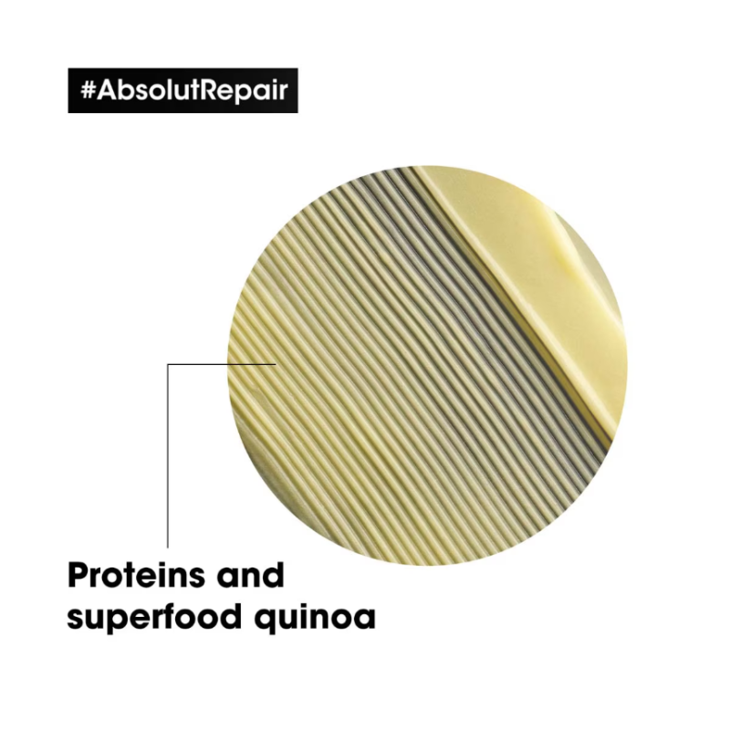 L'Oréal Professionnel Serie Expert Absolut Repair Conditioner With Protein and Gold Quinoa 500ml - Image 3