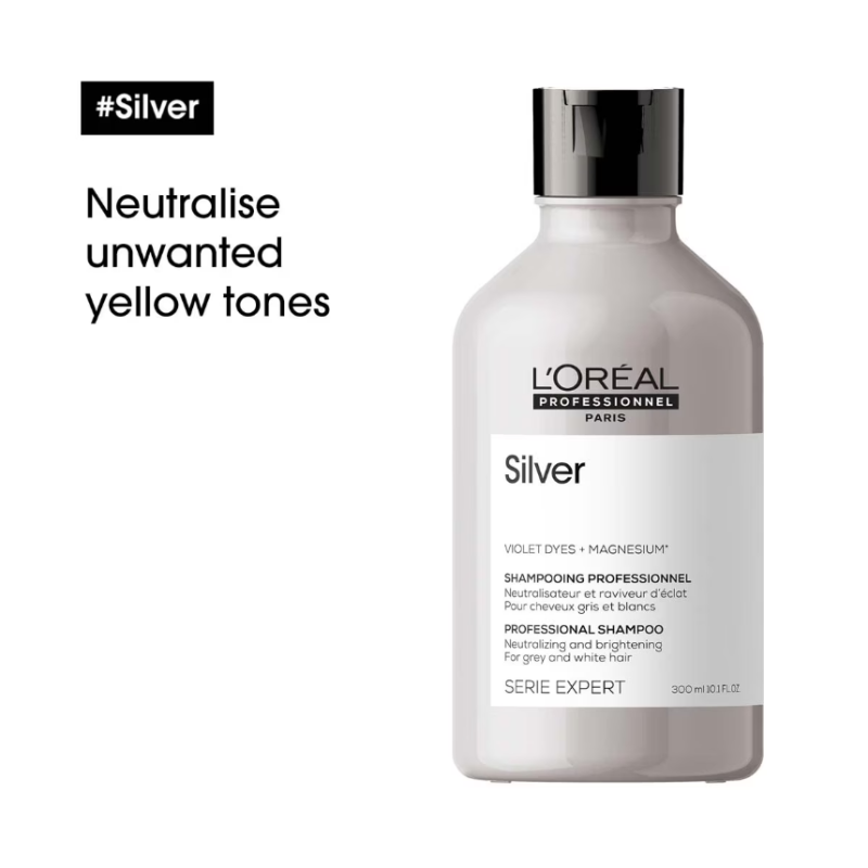 L'Oréal Professionnel Serie Expert Silver Shampoo 300ml - Image 4