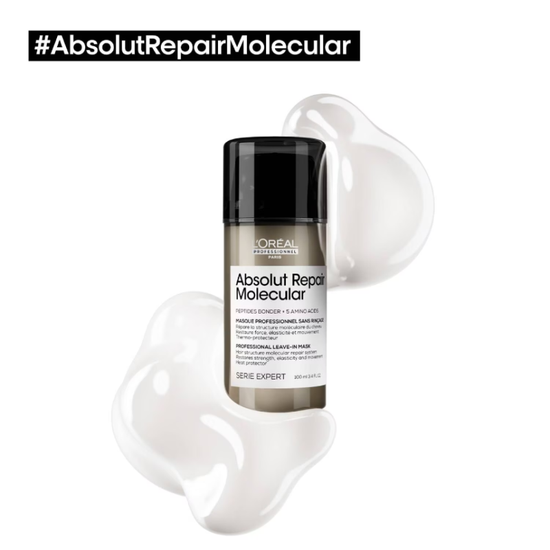 L'Oréal Professionnel Serie Expert Absolut Repair Molecular No-Rinse Mask  100ml - Image 3