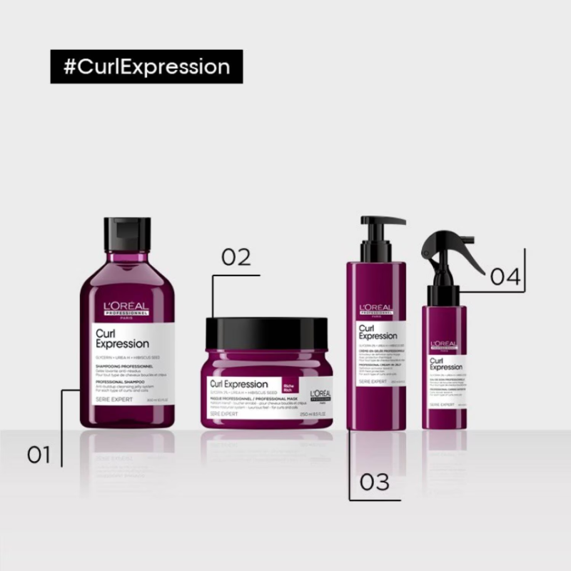 L'Oréal Professionnel Curl Expression Clarifying & Anti-Build Up Shampoo 300ml - Image 4