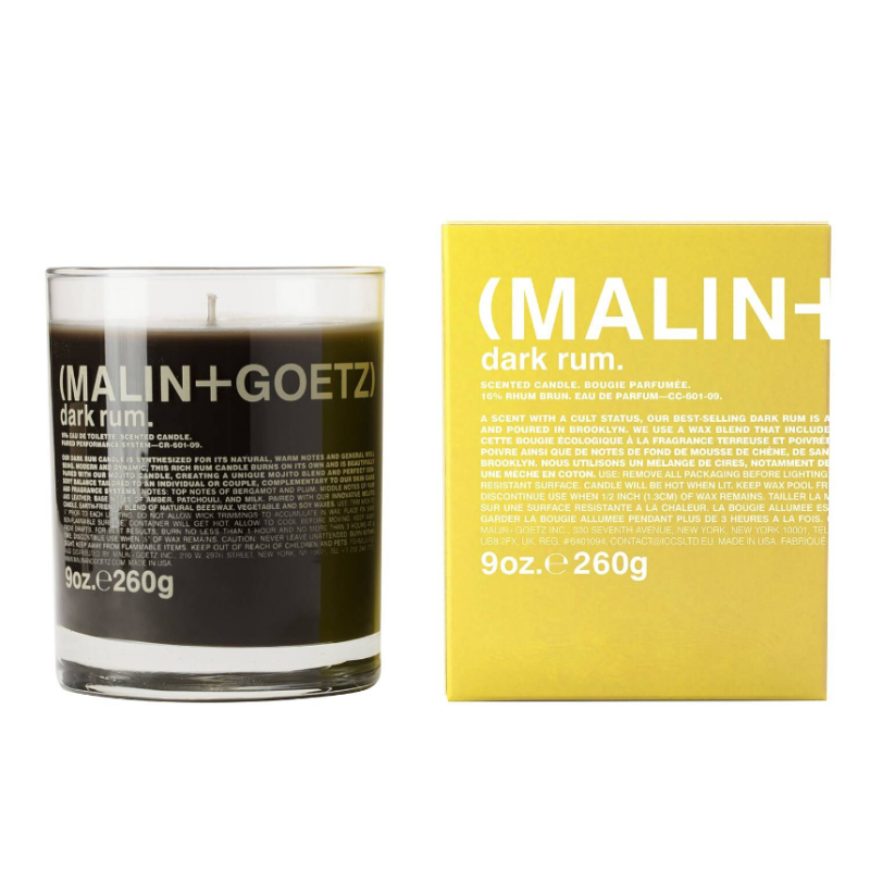 MALIN+GOETZ Dark Rum Candle 255g - Image 2