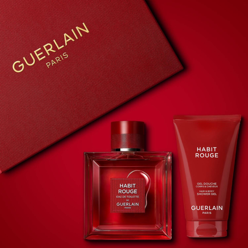 GUERLAIN Habit Rouge Eau de Toilette Gift Set - Image 3