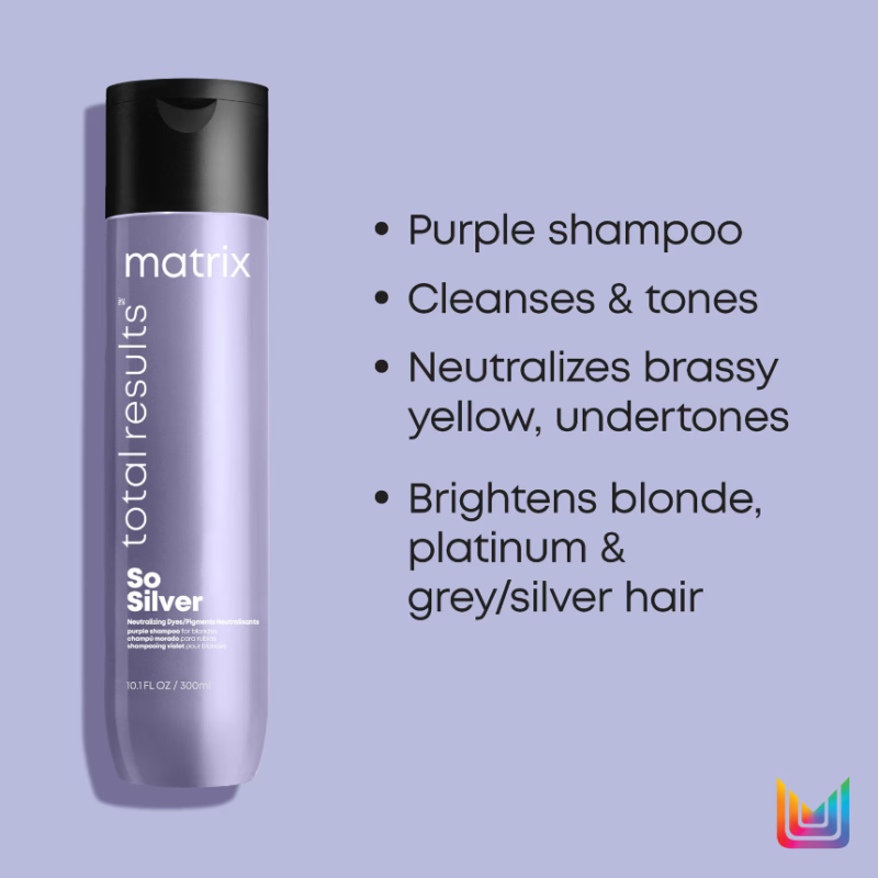 Matrix Total Results So Silver Purple Shampoo 300ml - Image 3